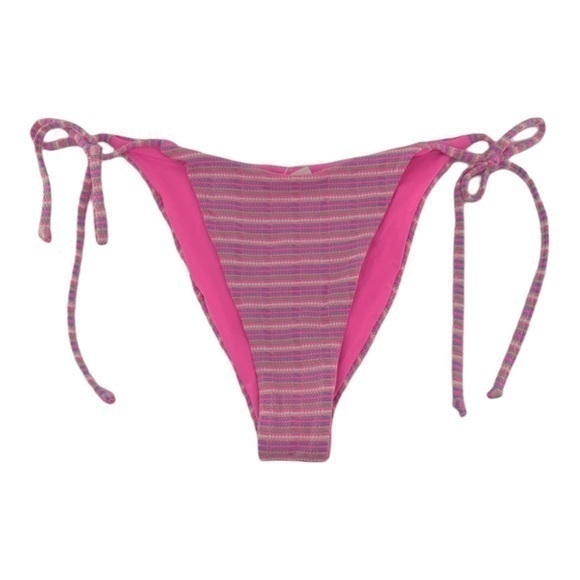 L*Space Bikini Lennox Bottom Classic Electric Pique Stripe XL Style PILNC22 NWT - Picture 1 of 11